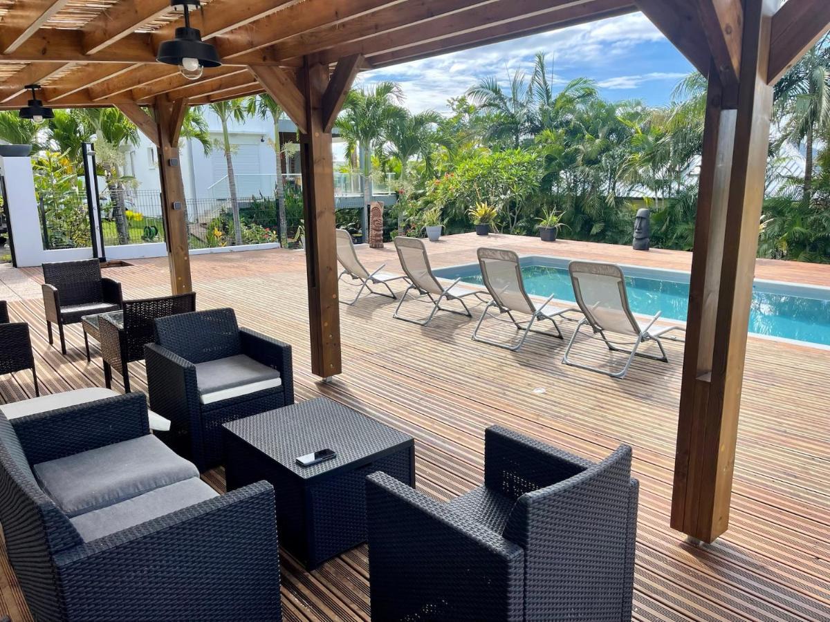 Grande Villa Au Calme - Vue Exceptionnelle - Climatisation - Piscine Sel Chauffee - Jardin Tropical Vincendo Exterior photo