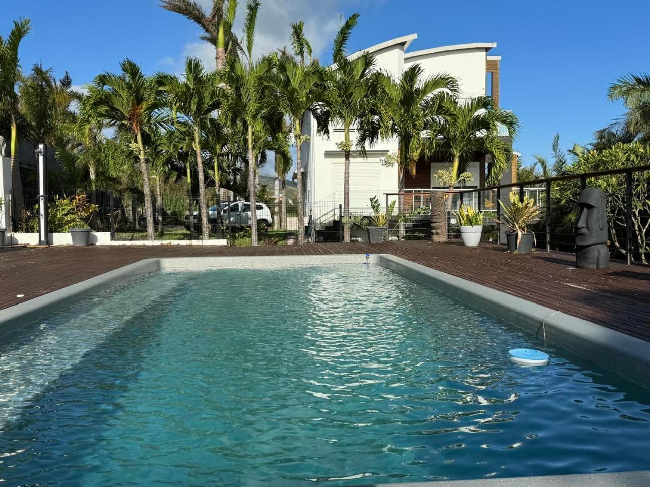 Grande Villa Au Calme - Vue Exceptionnelle - Climatisation - Piscine Sel Chauffee - Jardin Tropical Vincendo Exterior photo