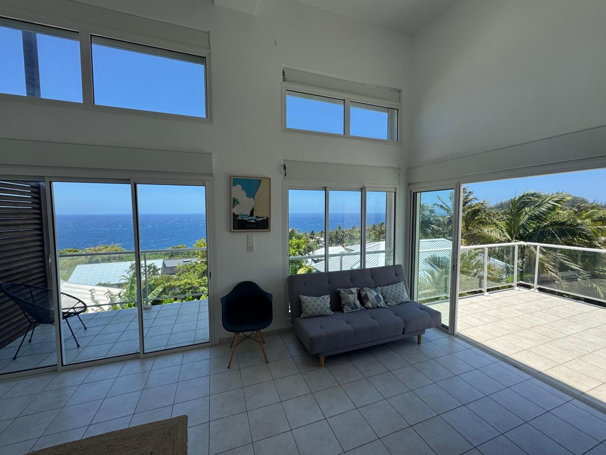 Grande Villa Au Calme - Vue Exceptionnelle - Climatisation - Piscine Sel Chauffee - Jardin Tropical Vincendo Exterior photo